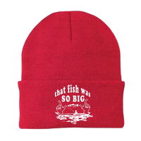 Thumbnail for That Fish Was So Big Embroidered Beanie