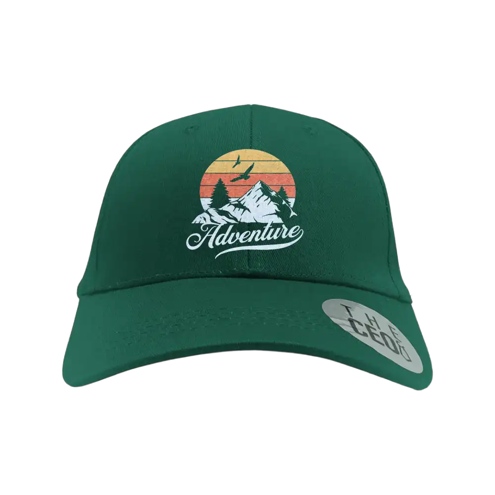 The Mountains Are Calling Embroidered Baseball Hat