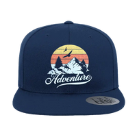 Thumbnail for The Mountains Are Calling Embroidered Flat Bill Cap
