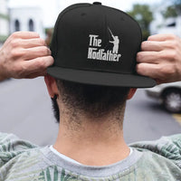 Thumbnail for The Rod Father Embroidered Flat Bill Cap