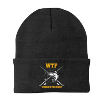 Thumbnail for WTF Where's The Fish Embroidered Beanie