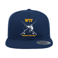 Thumbnail for WTF Where's The Fish Embroidered Flat Bill Cap