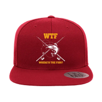 Thumbnail for WTF Where's The Fish Embroidered Flat Bill Cap
