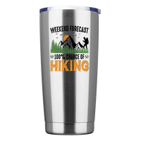 Thumbnail for Weekend Forecast 100% Hiking Insulated Vacuum Sealed Tumbler