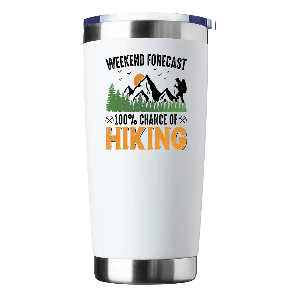 Weekend Forecast 100% Hiking Insulated Vacuum Sealed Tumbler