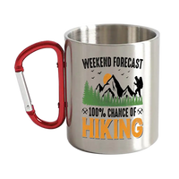 Thumbnail for Weekend Forecast 100% Hiking Carabiner Mug 12oz