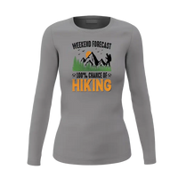 Thumbnail for Weekend Forecast 100% Hiking Women Long Sleeve Shirt