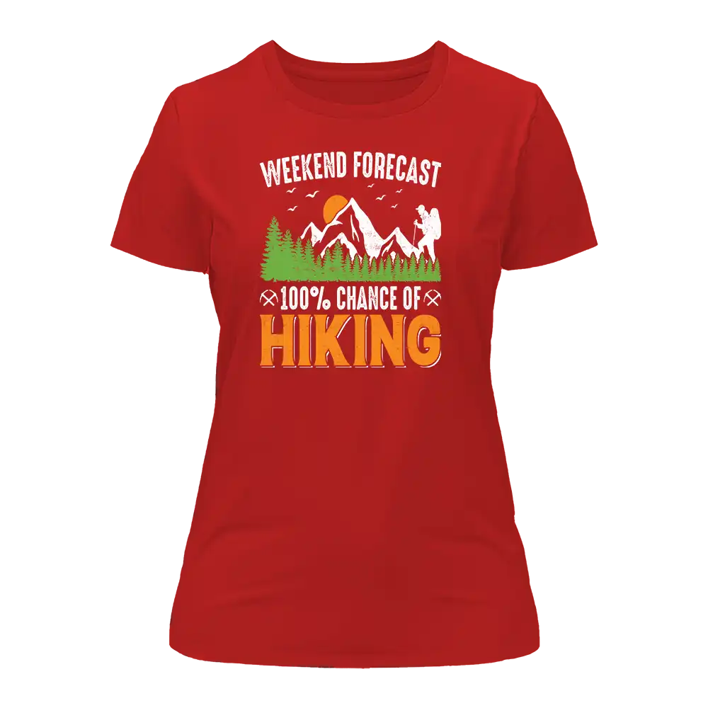 Weekend Forecast 100% Hiking T-Shirt for Women