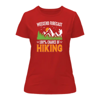 Thumbnail for Weekend Forecast 100% Hiking T-Shirt for Women