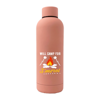 Thumbnail for Will Camp For Smores 17oz Stainless Rubberized Water Bottle