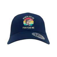 Thumbnail for Women Love Me Fish Hate Me Printed Trucker Hat