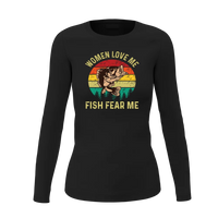 Thumbnail for Women Love Me Fish Hate Me Women Long Sleeve Shirt