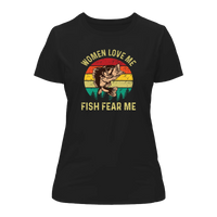 Thumbnail for Women Love Me Fish Hate Me T-Shirt for Women