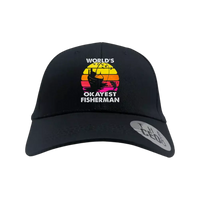 Thumbnail for World's Okayest Fisherman Printed Baseball Hat