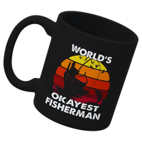 Thumbnail for World's Okayest Fisherman 11oz Mug