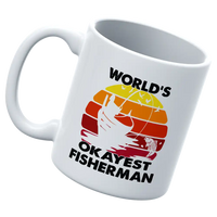 Thumbnail for World's Okayest Fisherman 11oz Mug
