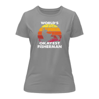 Thumbnail for World's Okayest Fisherman T-Shirt for Women
