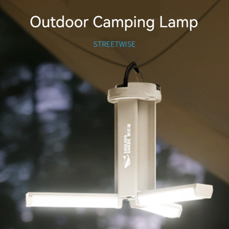 Rechargeable LED Camping Light with Multiple Lighting Modes and Battery Indicator