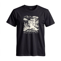 Thumbnail for May include a Black Always Up for a Trail T-Shirt featuring a funny hiking graphic for nature lovers, campers, backpackers, and outdoor adventure enthusiasts.