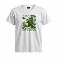 Thumbnail for May include a Sport Grey Always Up for a Trail T-Shirt featuring a funny hiking graphic for nature lovers, campers, backpackers, and outdoor adventure enthusiasts.