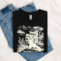 Thumbnail for May include a Black Always Up for a Trail T-Shirt featuring a funny hiking graphic for nature lovers, campers, backpackers, and outdoor adventure enthusiasts.