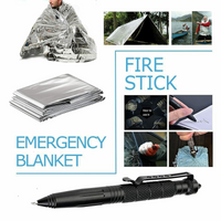 Thumbnail for 14 in 1 Outdoor Emergency Survival Gear Kit Camping Tactical Tools