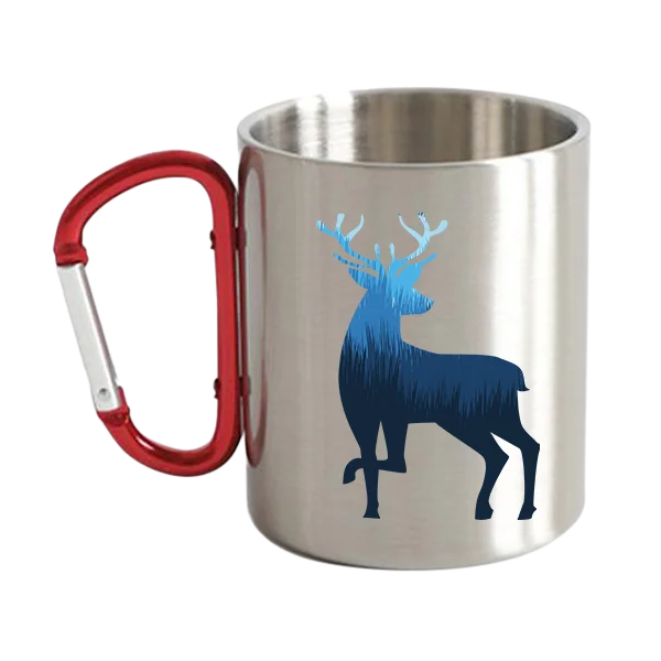 Deer Color 2 Carabiner Mug 12oz