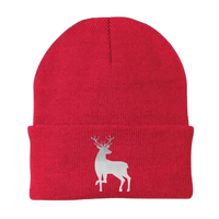 Thumbnail for Deer Color 2 Embroidered Beanie