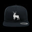 Deer Color 2 Embroidered Flat Bill Hat