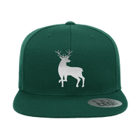 Thumbnail for Deer Color 2 Embroidered Flat Bill Hat
