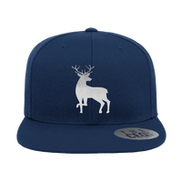 Thumbnail for Deer Color 2 Embroidered Flat Bill Hat