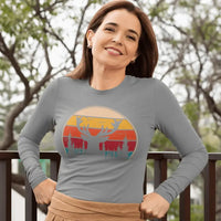 Thumbnail for Deer Color Women Long Sleeve Shirt