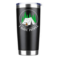 Thumbnail for I Hate People Insulated 20oz Tumbler Blackl