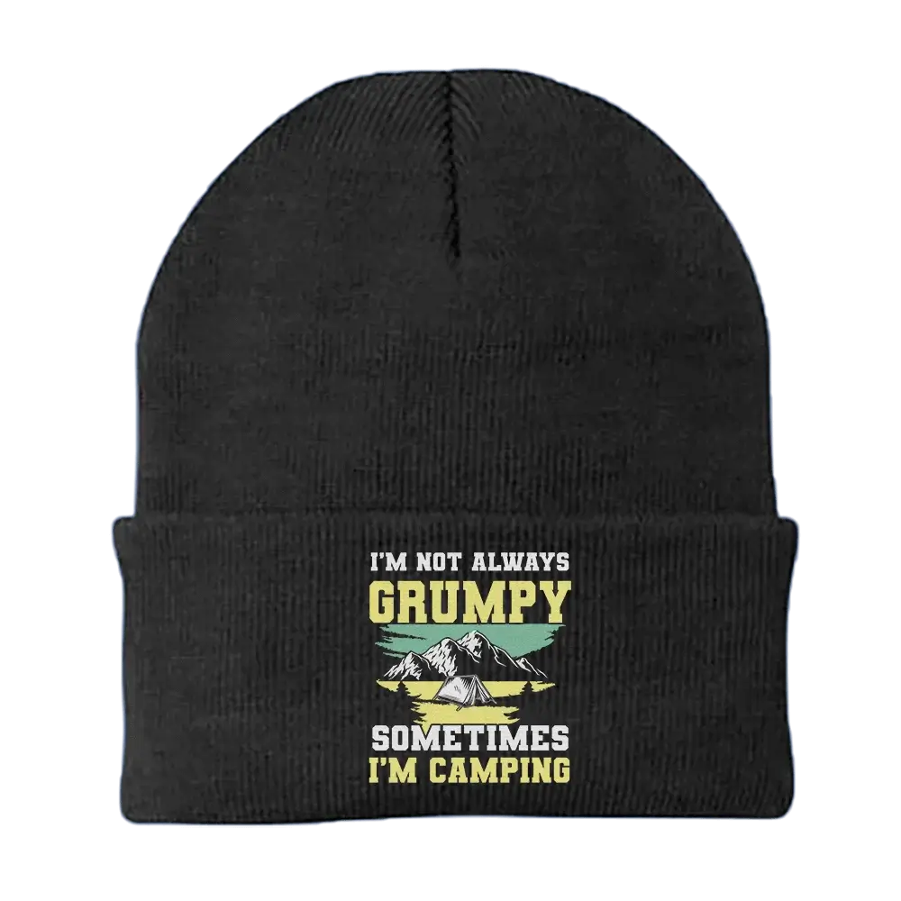 I'm Not Always Grumpy Embroidered Beanie