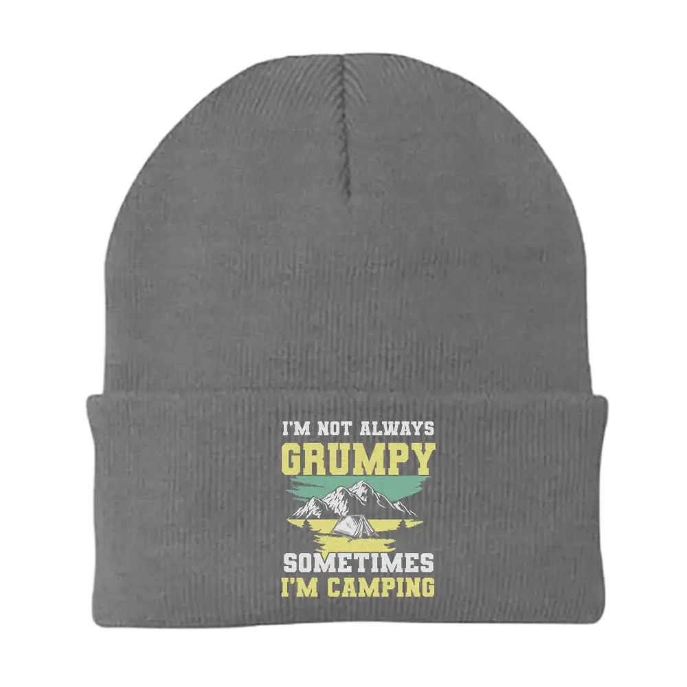 I'm Not Always Grumpy Embroidered Beanie