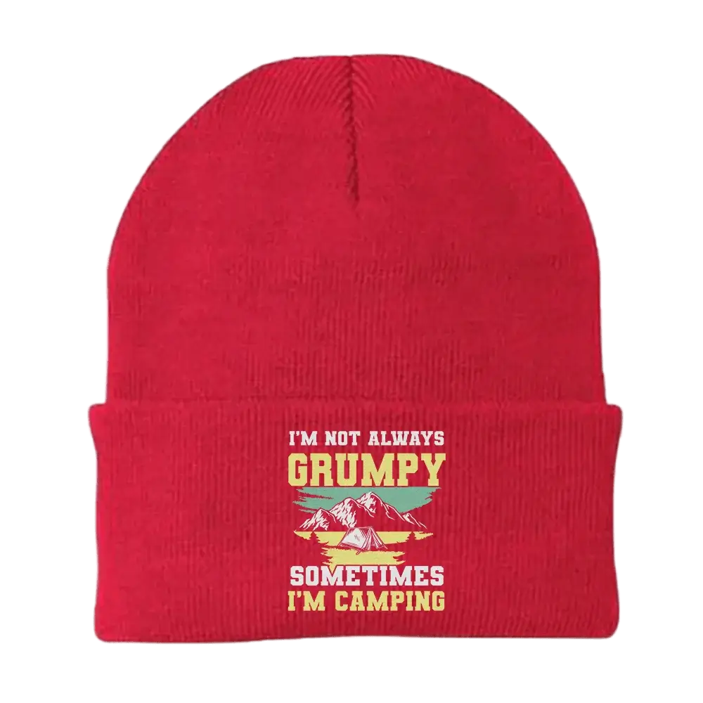 I'm Not Always Grumpy Embroidered Beanie