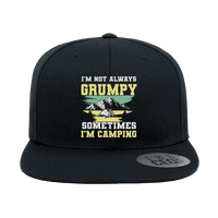 Thumbnail for I'm Not Always Grumpy Embroidered Flat Bill Hat