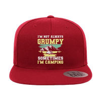 Thumbnail for I'm Not Always Grumpy Embroidered Flat Bill Hat