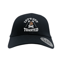 Thumbnail for Let's Get Toasted Embroidered Baseball Hat