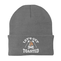 Thumbnail for Let's Get Toasted Embroidered Beanie
