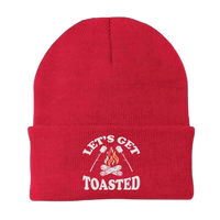 Thumbnail for Let's Get Toasted Embroidered Beanie