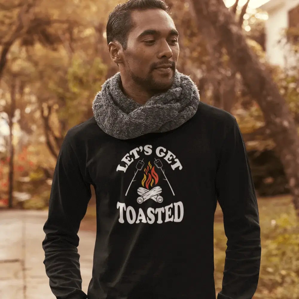 Let's Get Toasted Men Long Sleeve