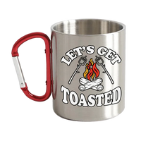 Thumbnail for Let's Get Toasted Carabiner Mug