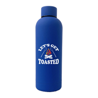 Thumbnail for Let's get Toasted 17oz Stainless Rubberized Water Bottle