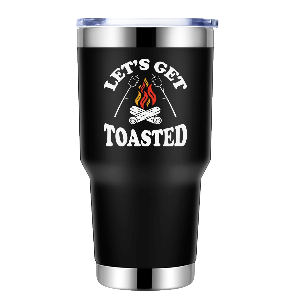 Let's Get Toasted 30oz Stainless Steel Tumbler