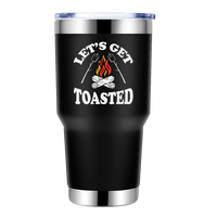 Thumbnail for Let's Get Toasted 30oz Stainless Steel Tumbler