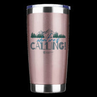 Thumbnail for Adventure Is Calling 20oz Tumbler - rose gold