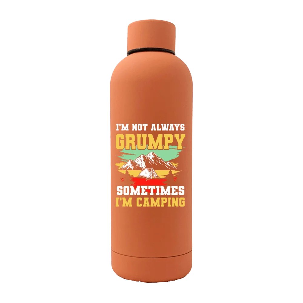 I'm Not Always Grumpy 17oz Stainless Rubberized Water Bottle