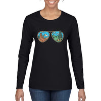 Thumbnail for Beyond the Looking Sunglasses Women Long Sleeve Shirt