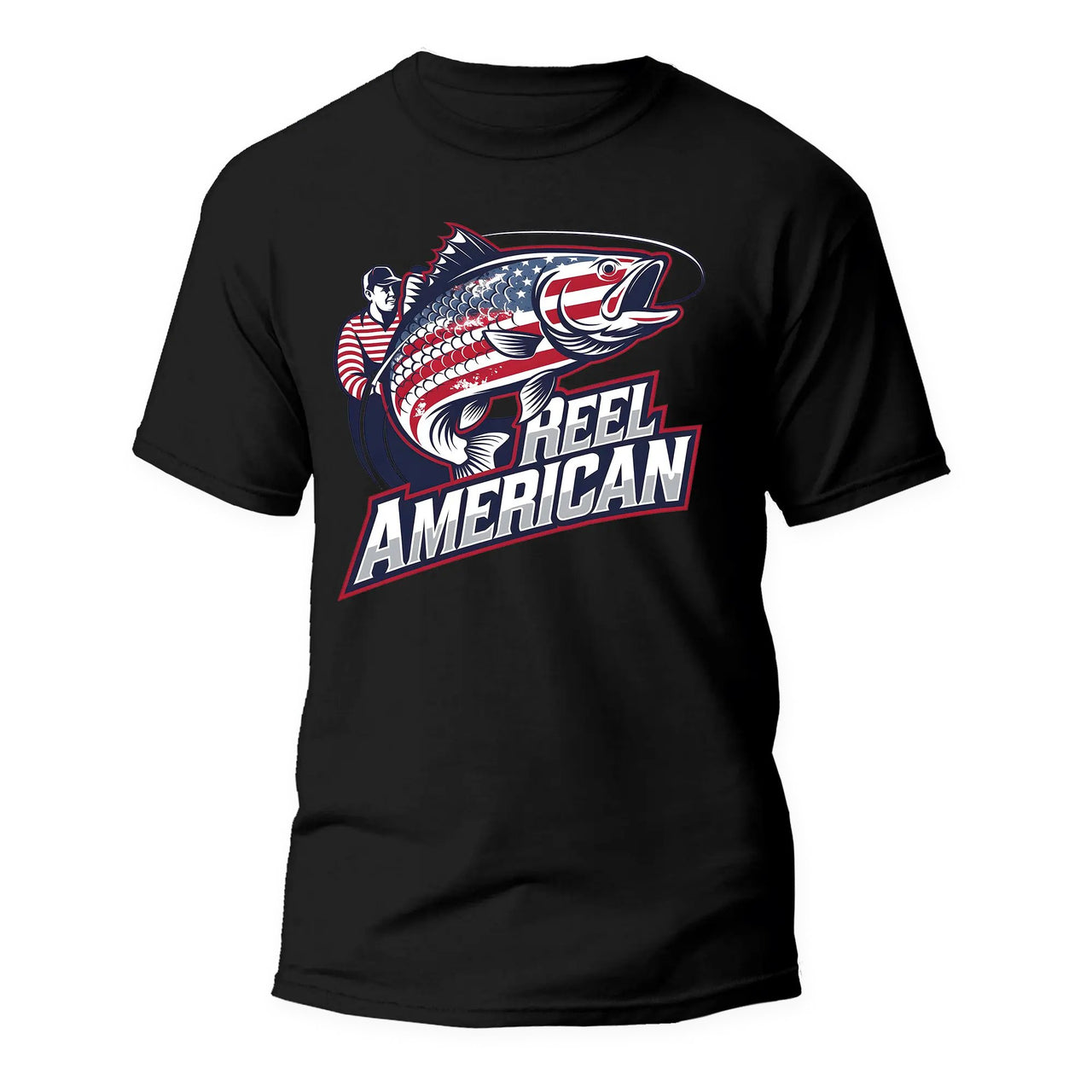 Reel American Unisex T-shirt - Black